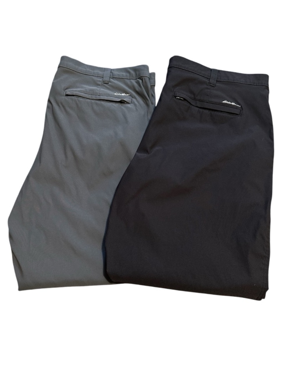 Eddie Bauer Men's Performance Pants 40x30- Black & Gray